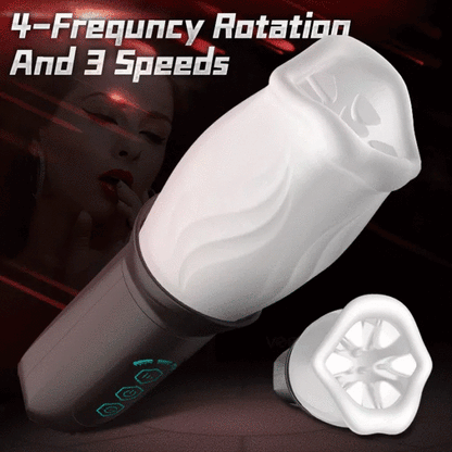Sexoralab Bare Sleeve 4 frequncy 3 speeds Oral Sex Masturbator