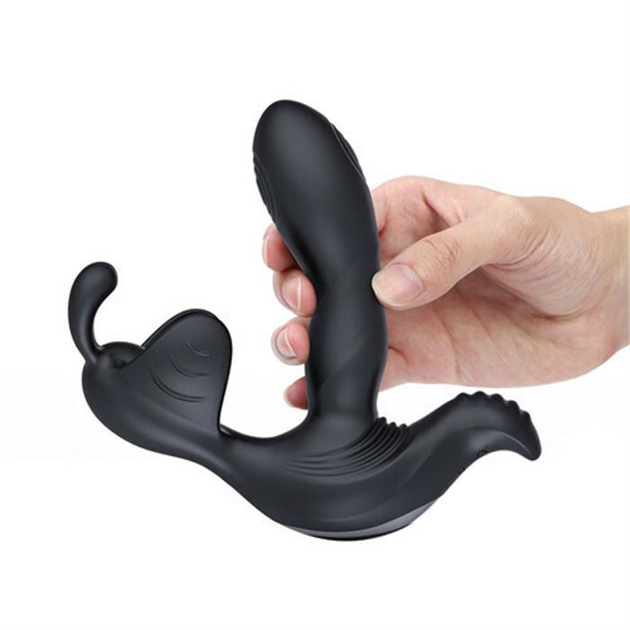 Dual Stimulation 7 Flapping Vibrating Prostate & Testicular Massager