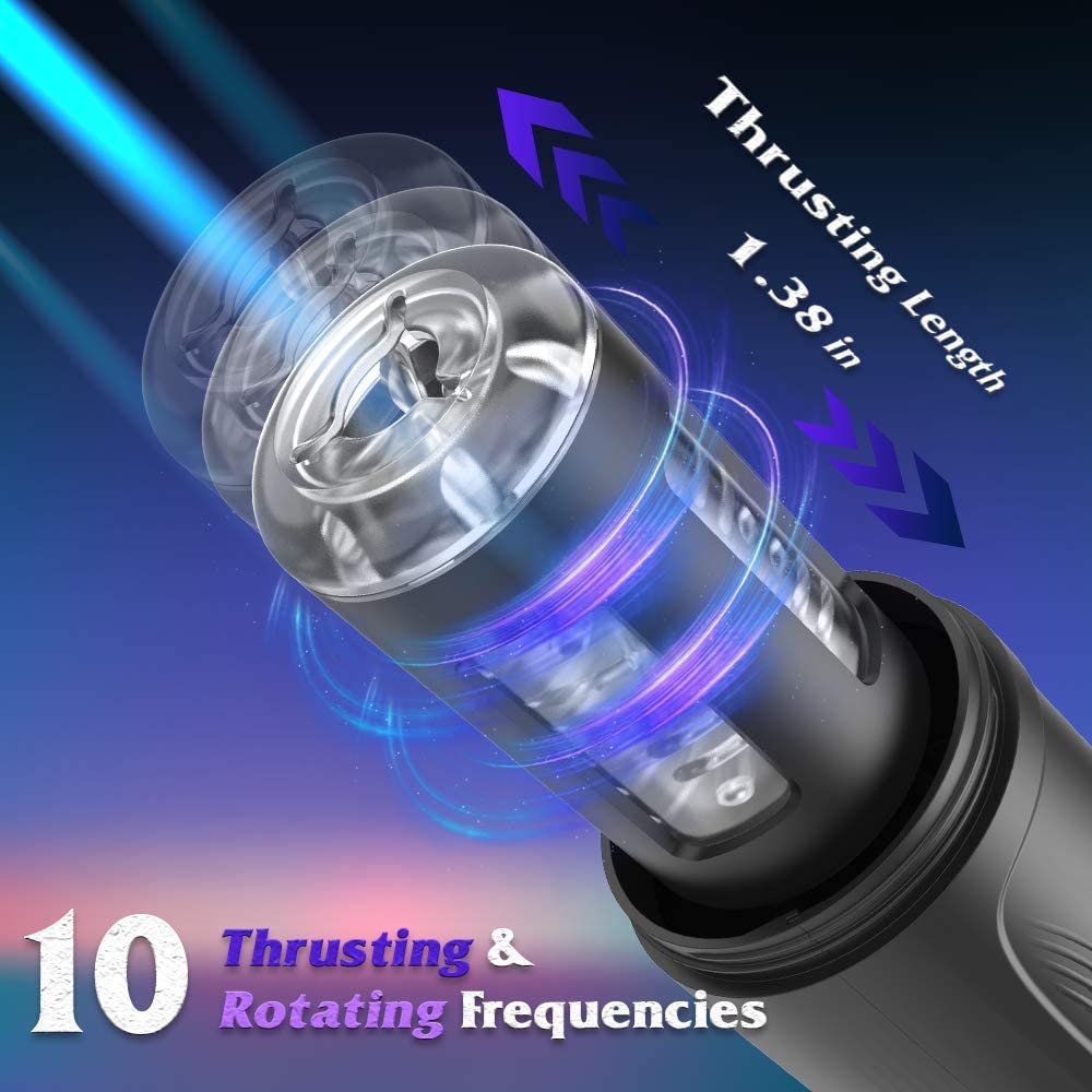 Sexoralab 10 Thrusting Masturbator with 3D Textured Vagina