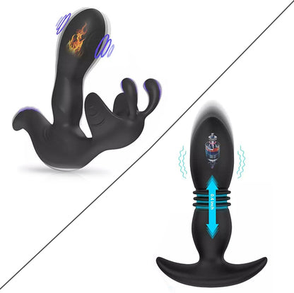 Thrusting Anal Vibrator Prostate Massager