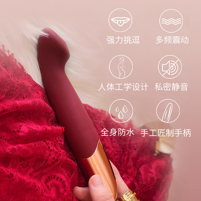 A-Spot G-Spot Stimulation Waterproof Portable Massager 9 Vibrating Modes 5 Levels Intensity Vibrating Stick For Women