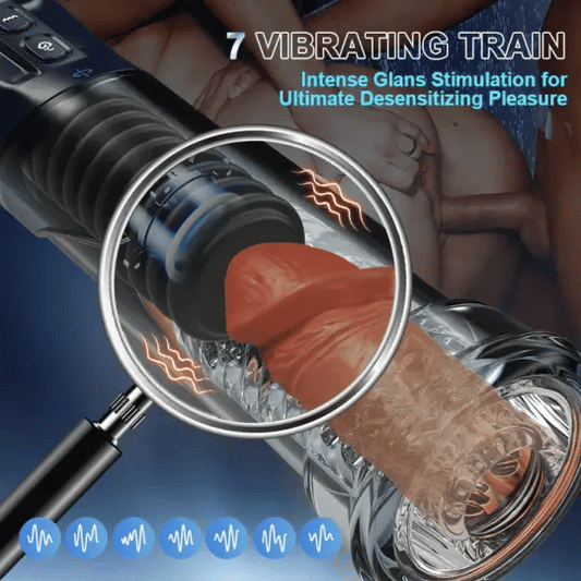 👑👑The latest hot-selling low-priced model-💥Next Level Vibrating Sucking Penis Pump