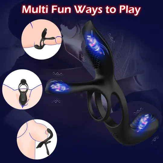 Halloween Sale | KUSHOR Wireless 10 Vibration Penis Ring For Couples