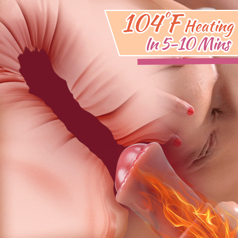 Buyging™ 3 Telescopic Swing 10 Vibration Heating Dildo 7.75 Inch