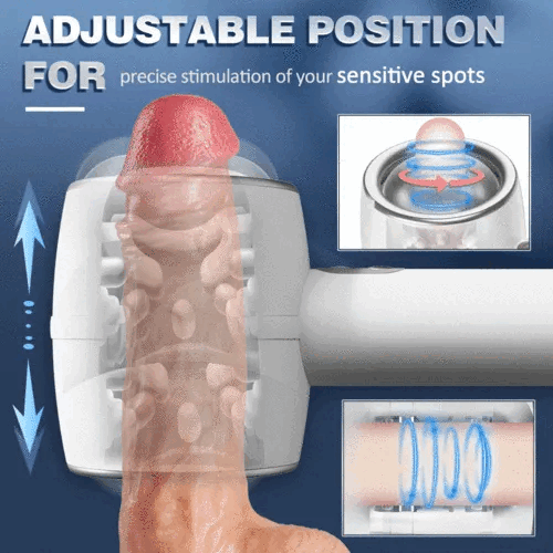 Hardy - Automatic 3 Frequency Telescopic Handheld Male Masturbator