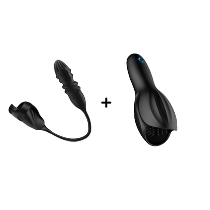 Buyging™ 7 Thrusting 7 Vibrating Glans Trainer for Intense Penis and Anal Stimulation