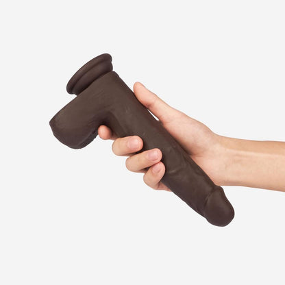 8.7” Dark-Brown Remote Control Multifunctional Dildo