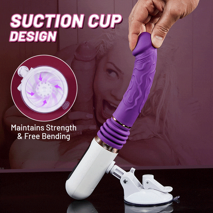 Buyging™ 5 Thrusting 8 Vibrating Flexible Bending Dildo