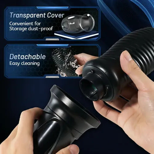 Lightsaber 360° Wrapped 7 Rotating Vibrating Handheld Masturbation Cup