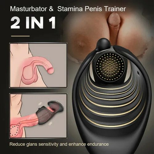 ALIEN Automatic Adjustable Buckle 10 Vibrating Penis Trainer
