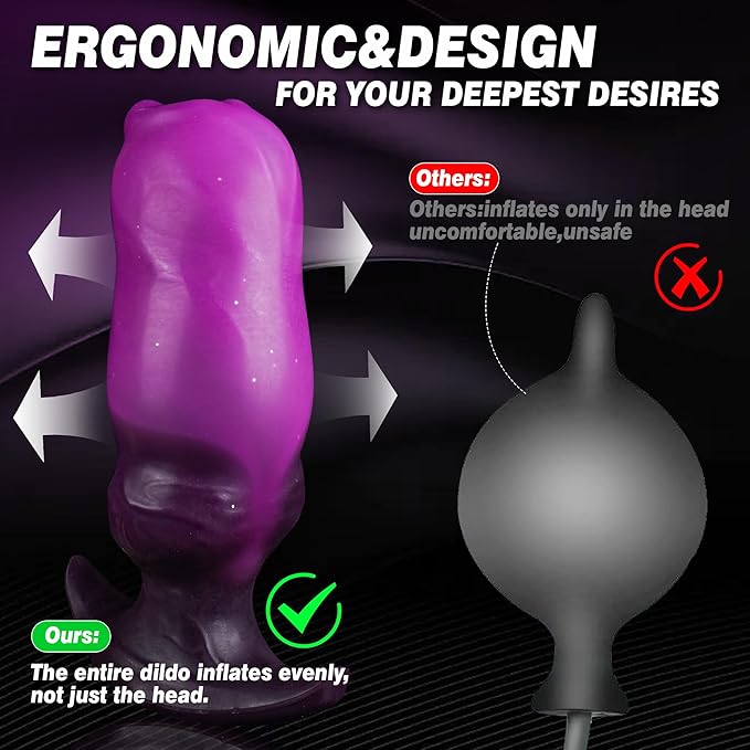 Sexoralab™Monster Inflatable Anal Plug, adjustable size on demand
