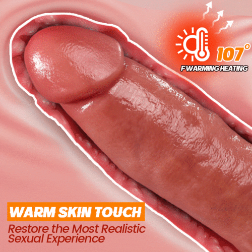 Buyging™ Big Brother Extra Thick 7 Thrusting 10 Vibrating Heating Lifelike Dildo