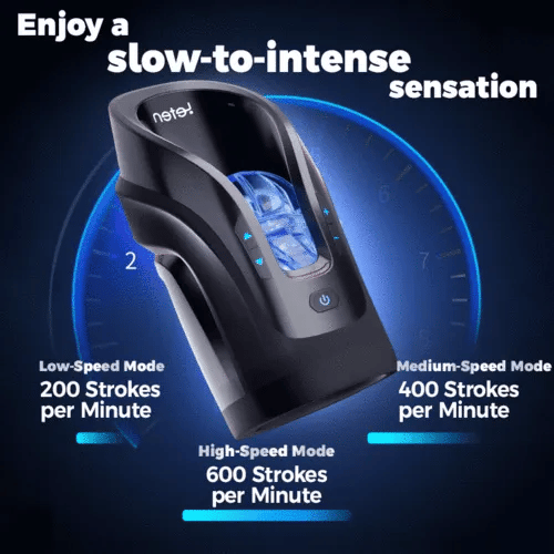 Superbuyg™ LETEN Cannon King Mini 3D Fleshy Telescopic Vibrating Automatic Masturbator [free of tax]