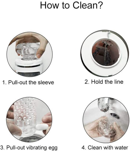 Sexoralab 10 Thrusting 10 Speeds Massage Rings Male Masturbator Cup