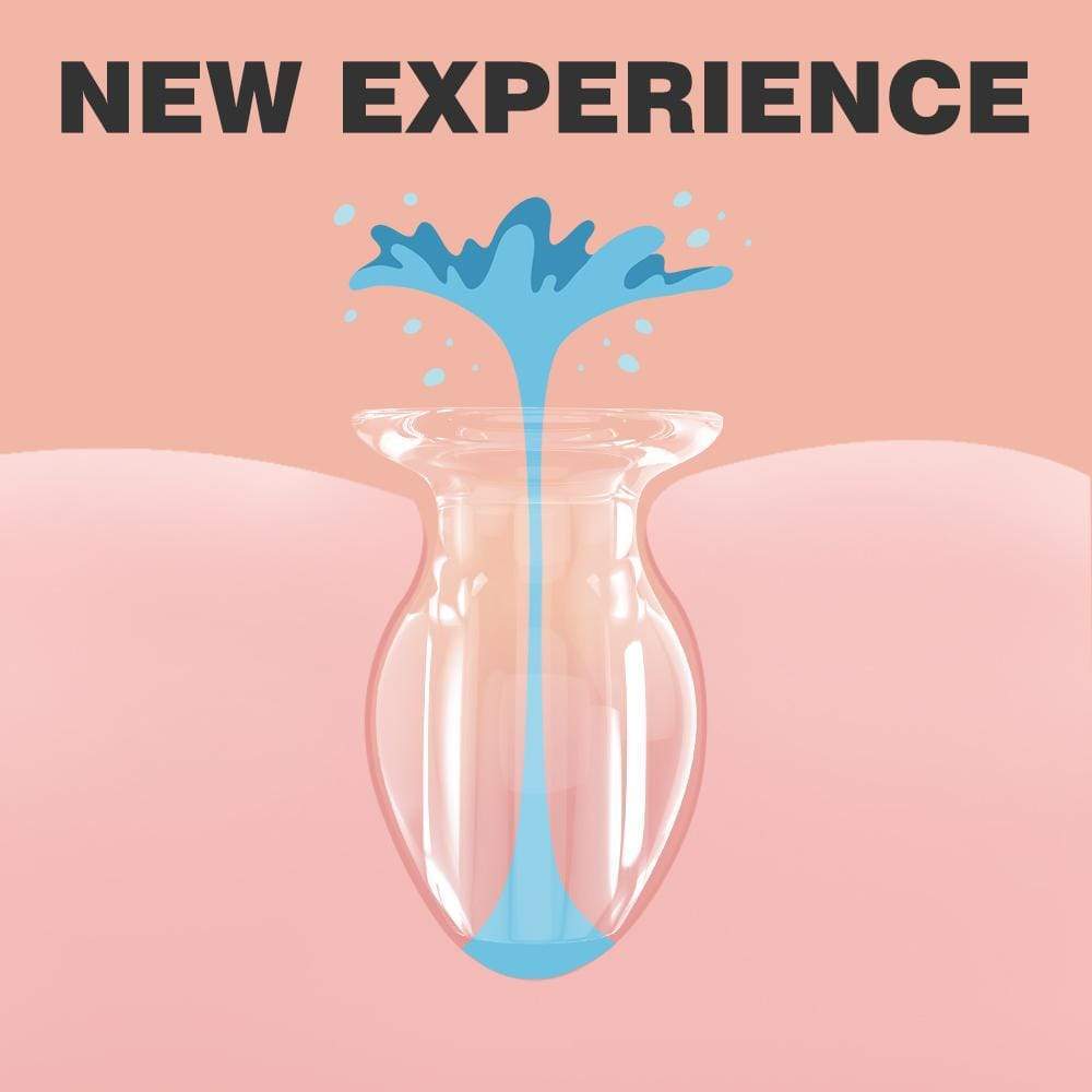 3PCs Transparent Butt Plugs Anal Douche