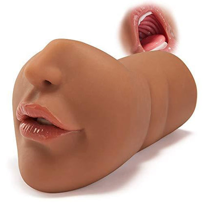 6.3 Tanned Mouth Blowjob Masturbator Stroker
