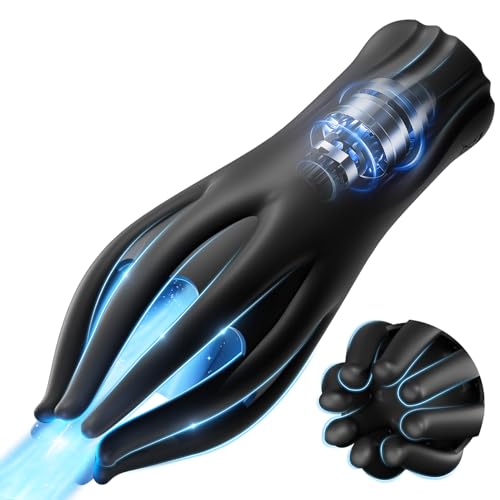Eveandlove 2-in-1 Male Vibrator & Masturbator - 10 Powerful Vibrations for Penis Training & Stimulation