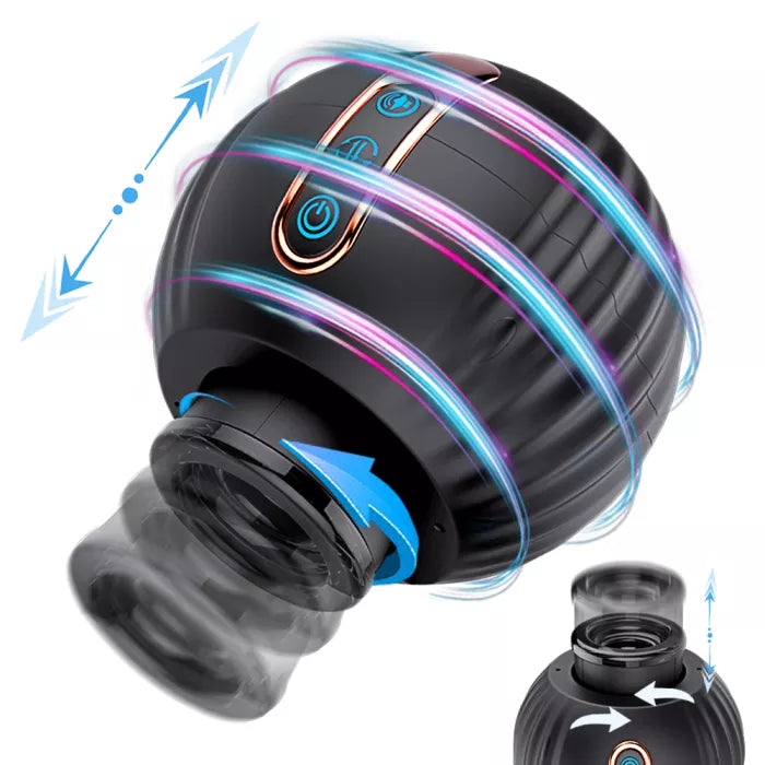 Tornado Automatic Male Stroker with Thrusting Rotating Voice Function
