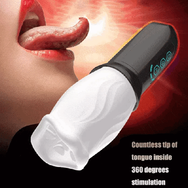 Sexoralab Bare Sleeve 4 frequncy 3 speeds Oral Sex Masturbator