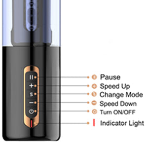 WeDol Male Masturbator Powerful Thrusting Fully Automatic Stroker Multiple Modes Electric Masturbation Cup 3D Realistic Vagina Pocket Pussy Vibrating Hands-Free Sex Toys for Men