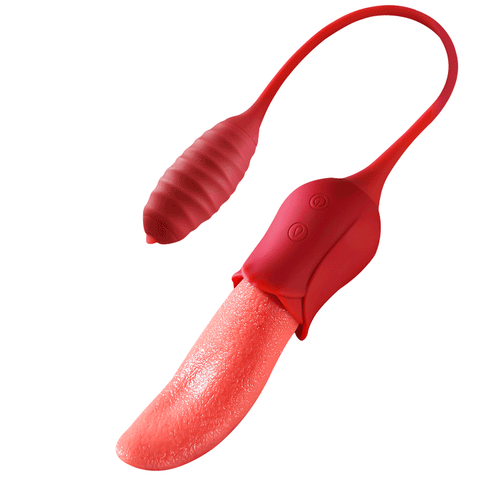 Sexoralab™G-spot Tongue Vibrator With 10 Licking Biting & Vibrating Modes
