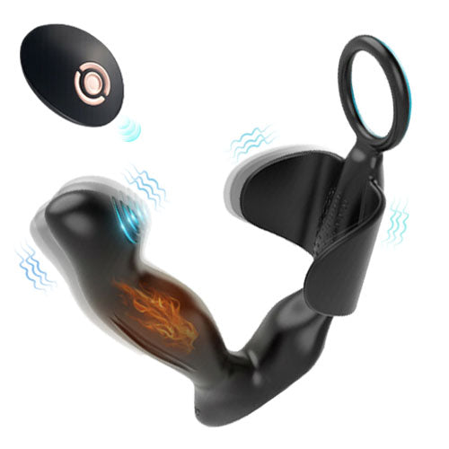 10 Vibrating Heating Ergonomic Prostate Massager