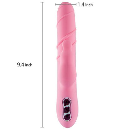 G-Spot Clitoral Massager 360° Rotation Rabbit Vibrator