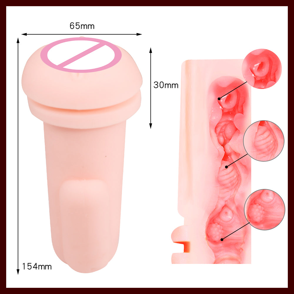 Pussy Male Masturbator Oral Realstic Vagina Masturbation Cup