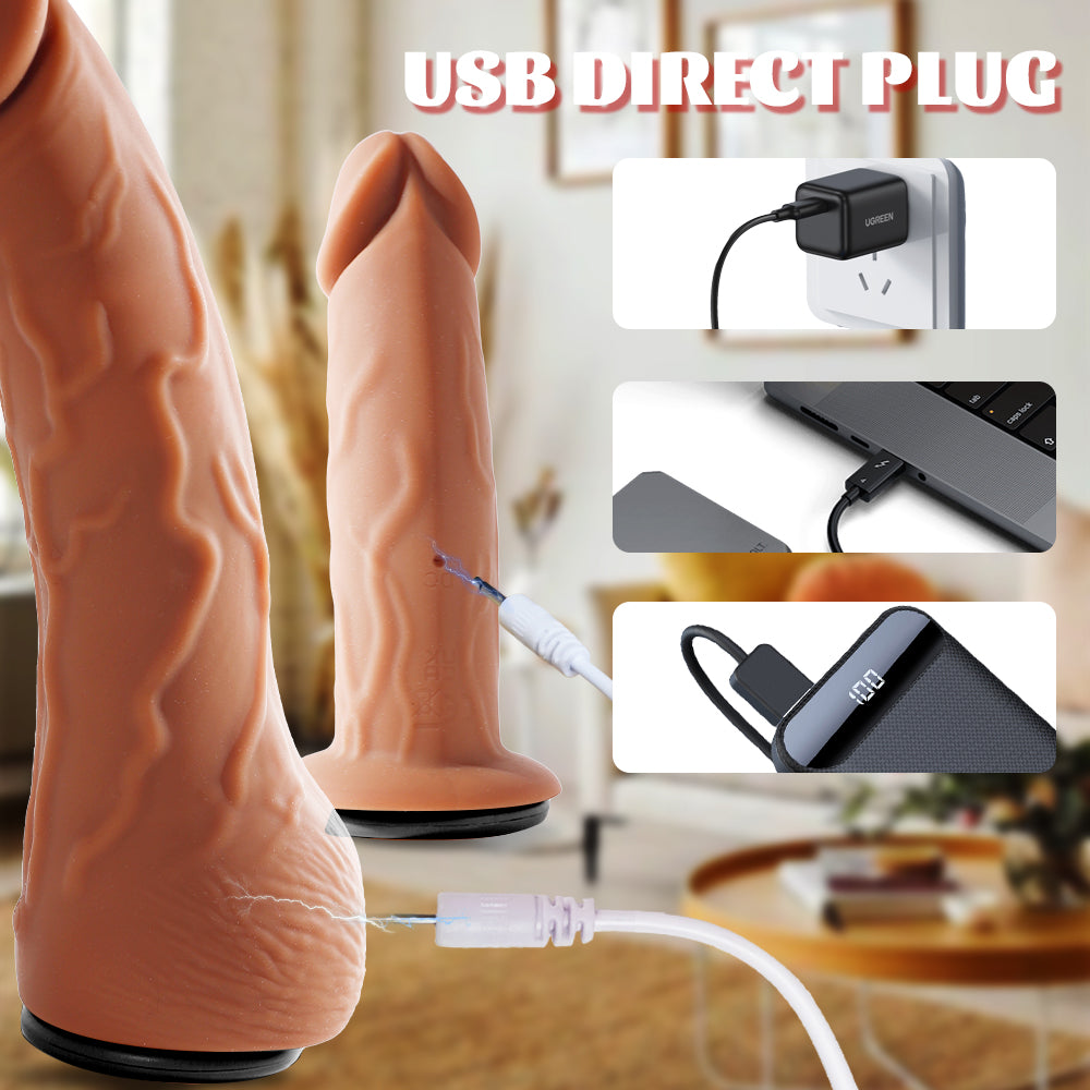 Buyging™ 2025 New Wearable Double Dildos With 10 Vibration Modes & 3 Pulsation Patterns