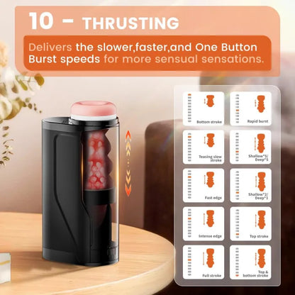 Sexoralab™ Automatic Adult Pussy Stroker Toy with 10 Thrusting Modes