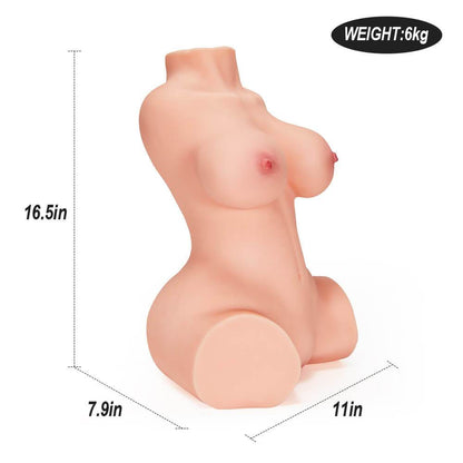 14.7lb Big Breasts Plump Hips Realistic Masturbation