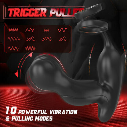 Buyging™ 3-IN-1 Prostate Massager With 11 Vibrations With Dual Cock Rings