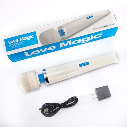 8-Speed 20 Vibration Modes Hand-Held Vibrator for Full Body Massage