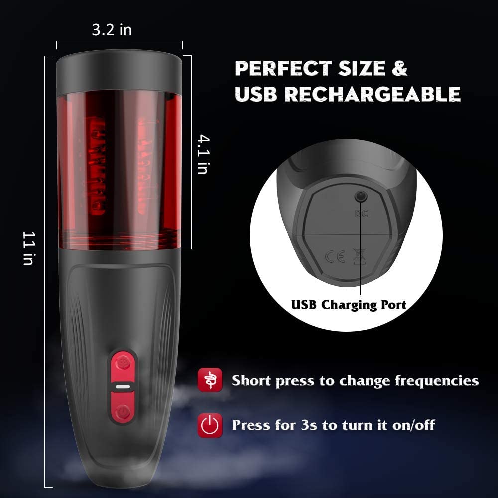 Sexoralab 10 Thrusting Masturbator with 3D Textured Vagina