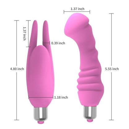 16 Speeds Bullet Vibrators For Women With Silicone Cover Finger G-Spot Clitoris Stimulator Vibrating Sex Toys Female Masturbator