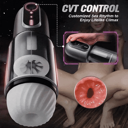 Sexoralab™ CVT Control Sucking Thrusting Rotating Erection Aid Masturbator