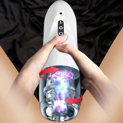 Automatic Telescopic Rotation Male Masturbator 10 adjustable Modes pussy adult Masturbator Cup Electric Climax Sex Toy for Men