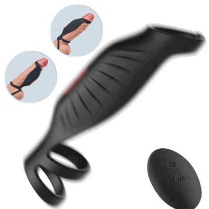 Sexoralab - Pleasure Fusion Pro 9 Vibration Modes Efficient&Flexible Cock Ring