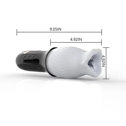 Sexoralab 360° Automatic Bare Sleeve 10 Vibrations 5 Modes Rotation Oral Sex Masturbator