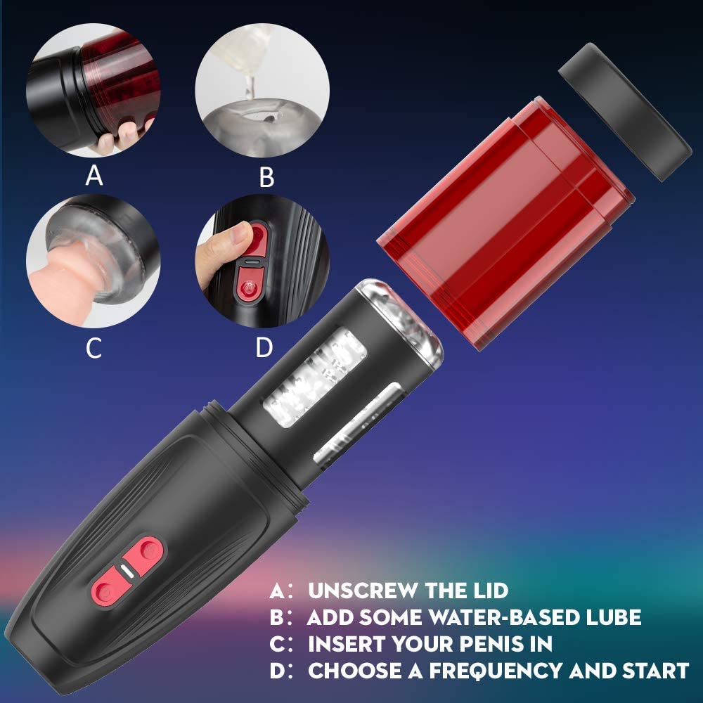 Sexoralab 10 Thrusting Masturbator with 3D Textured Vagina