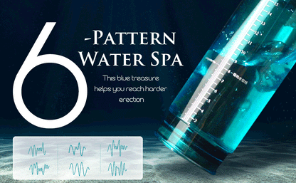6-Frequency Water Spa 6-Mode Sucking Penis Enlargement Pump