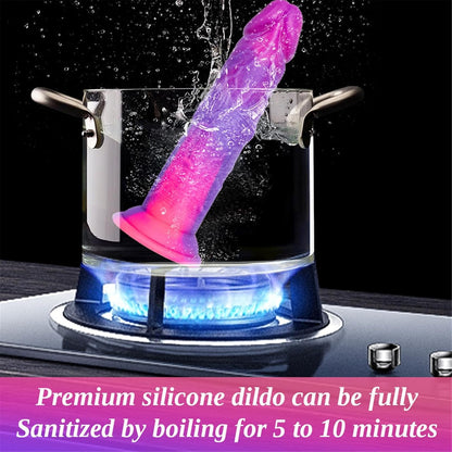 Realistic Soft Silicone Dildo Set