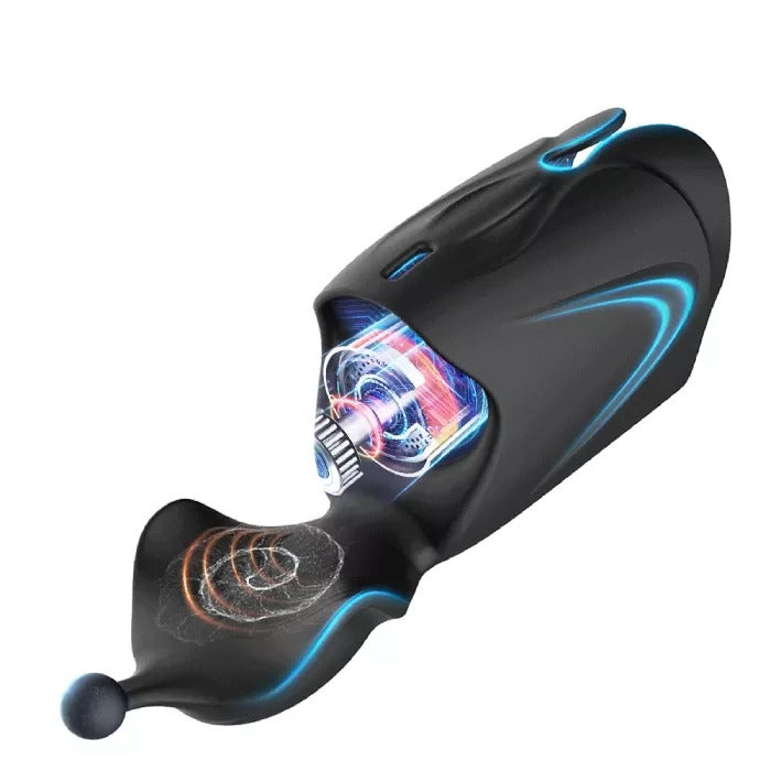 10-Pattern Vibrations Balls Dense Tickler Penis Ring