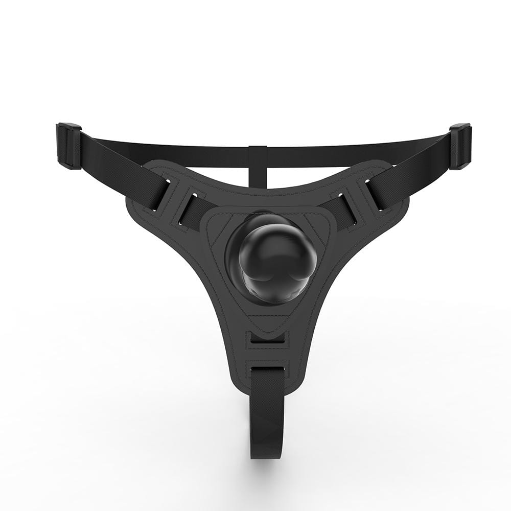 Slender Glans Adjustable Harness Strap-on Realistic Dildo
